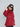 full sleeves hooded peplum puffer jacket-Wine