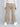Full Length Solid Sweater Knit Woollen rib Pants - Beige