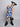 Graphic printed halter neck crop top and matching waist tie up skirt set-Multi
