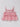 100% cotton Sleeveless floral printed singlet ruffle detailed peplum top-Pink