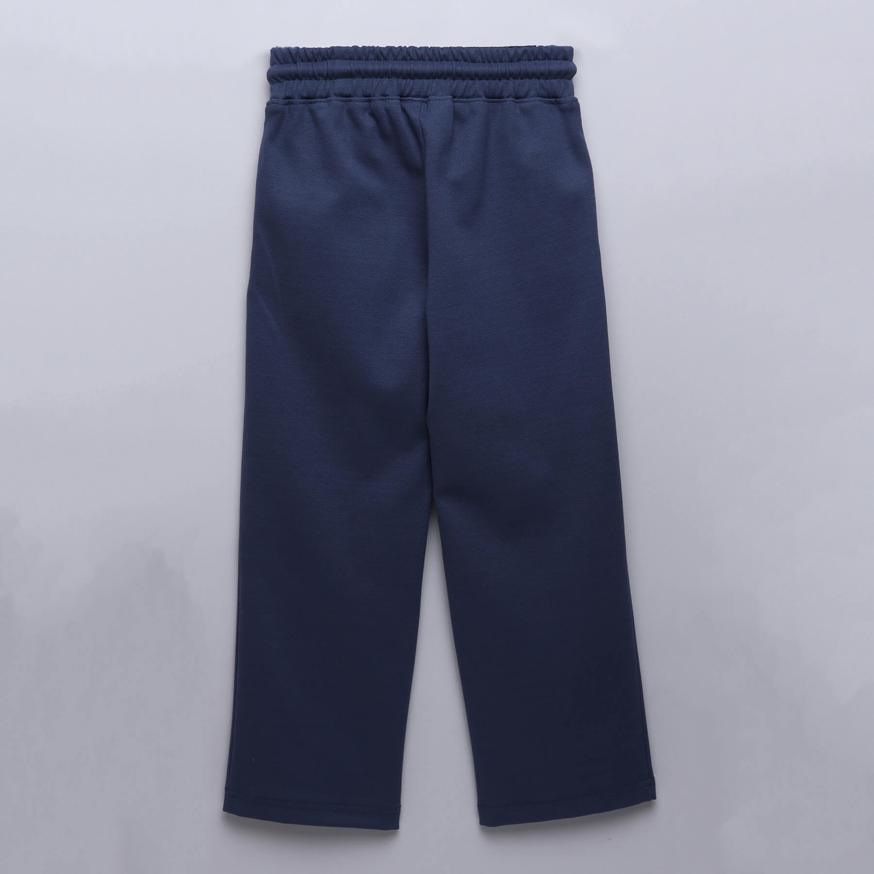 pintex detailed full length pant-Navy