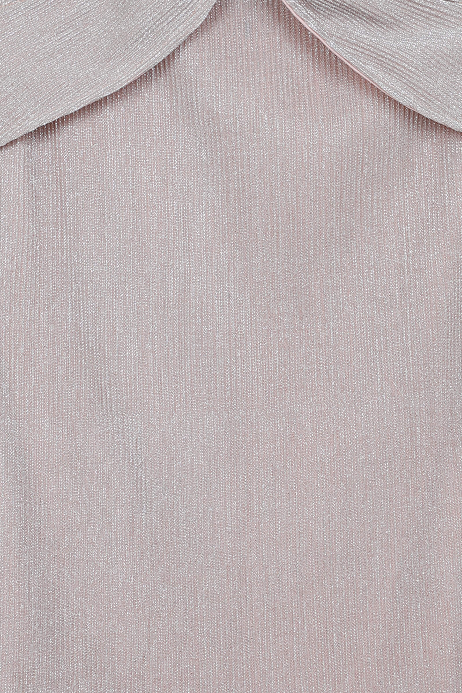 Pleated knit sleeveless halter neck Aline party dress- Pink