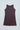 Leather Sleeveless Solid Heart cutout detail A-line Dress-  Dark Maroon