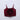 Organza Rose Detail Singlet Party Crop Top And Circle Skirt Set-Wine & Black