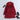 full sleeves hooded peplum puffer jacket-Wine
