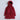 full sleeves hooded peplum puffer jacket-Wine