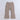 Full Length Solid Sweater Knit Woollen rib Pants - Beige