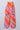 Satin sleeveless abstract printed Scarf neck Aline top and pant set-Multi