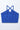 100% cotton knit sleeveless halter neck crop top-Royal blue