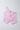 Cotton blend woven sleeveless printed one shoulder ethnic vest top and pant set-Pink & White
