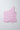 Cotton blend woven sleeveless printed one shoulder ethnic vest top and pant set-Pink & White