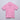 Solid half sleeves collar T-shirt-Pink