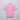 Solid half sleeves collar T-shirt-Pink