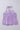 knitted schiffli sleeveless ruched slit peplum top and flared pant set- Lilac