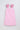 woven sleeveless shoulder flower detail Aline dress- Pink