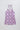 100% cotton sleeveless abstract checks printed back tie up top- Purple