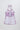 100% cotton sleeveless abstract checks printed back tie up top- Purple
