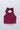 sleeveless solid halter neck back tie-up crop top-Maroon