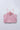 organza sleeveless rose detail halter party crop top-Pink