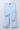 Denim full length bow detail cargo pant-Light Blue