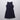 solid sleeveless stitch detailed wrap dress-Navy blue