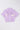 100% cotton half sleeves solid heart pocket detailed crop shirt-Purple/Multi