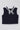 sleeveless piping detail crop top and matching skort set-Navy & White