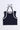 sleeveless piping detail crop top and matching skort set-Navy & White