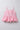 Sleeveless bubble hem peplum top-Pink