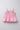 Sleeveless bubble hem peplum top-Pink