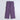 Shop Solid Oversized Shirt And Cargo Pant Set With Solid Crop Top-White/Purple Online