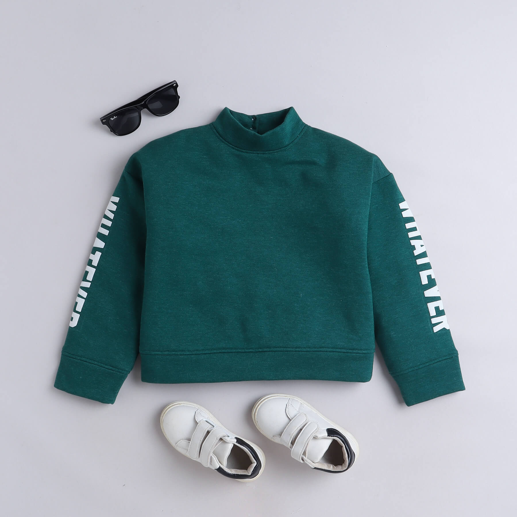 text printed Sweatshirt - Green