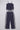 Linen woven Sleeveless lace detail Aline top and pant co-ord set- Navy