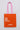 Taffykids graphic Printed fabric tote bag-Orange & pink