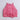 front tie up sleeveless crop top with matching set - Pink