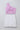 sleeveless One shoulder bow detail crop top and lurex embellished party skirt set-Lilac & white