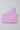 sleeveless One shoulder bow detail crop top and lurex embellished party skirt set-Lilac & white