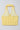 Sleeveless ruched halter neck collar crop top-Yellow