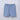 knee length Solid Drawstring detailed shorts-Blue