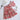 Taffykids leaf printed halter neck back tie up ethnic top and matching tier skirt set-Red/Multi