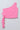 woven sleeveless ruffle detail one shoulder crop Top-Pink