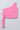 woven sleeveless ruffle detail one shoulder crop Top-Pink