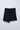 knit Knee length solid ring detail skirt- Black