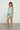 Knit Sleeveless Shoulder Tie up Peplum Top and Matching Shorts - Mint
