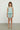 Knit Sleeveless Shoulder Tie up Peplum Top and Matching Shorts - Mint