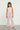 Knit Sleeveless Flower embellished Singlet Top and Matching Flare Pants set- Pink