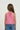 Knit Sleeveless Front Ruffle detail Halter neck Top-  Pink