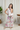 Woven sleeveless Floral printed peplum top and palazo co-ord set- White & Multi